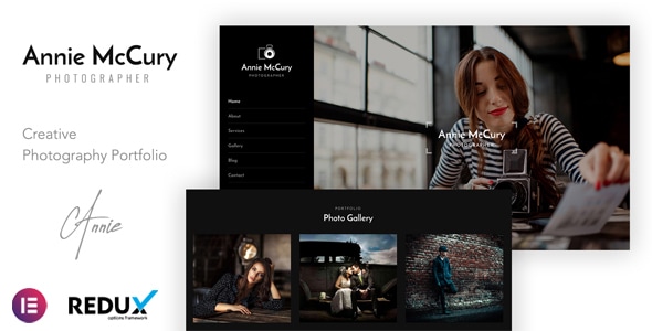 Annie - Creative Photography Elementor WordPress Theme Logo